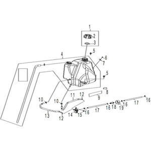 Clip by Polaris 450054 OEM Hardware P450054 Off Road Express