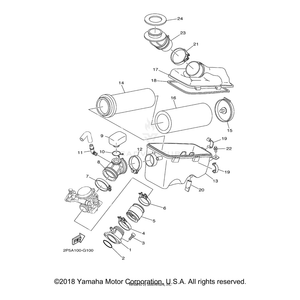 Clip, Cap Fitting by Yamaha 5UH-E4424-00-00 OEM Hardware 5UH-E4424-00-00 Off Road Express