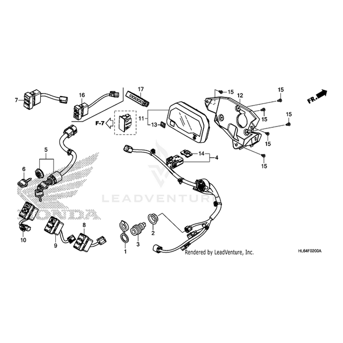 Clip, Connector by Honda