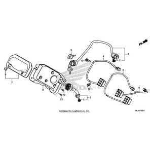 Clip, Harness Band (100.1Mm) (Natural) by Honda 91540-TA0-003 OEM Hardware 91540-TA0-003 Off Road Express Peach St