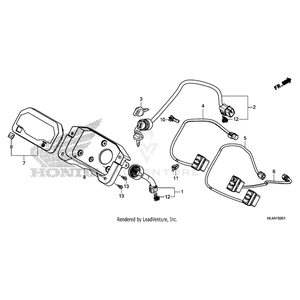 Clip, Harness Band (164.5Mm) (Brown) by Honda 91507-SNA-003 OEM Hardware 91507-SNA-003 Off Road Express Peach St