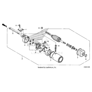 Clip, Hose by Honda 19315-HN8-A60 OEM Hardware 19315-HN8-A60 Off Road Express Peach St