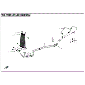 Clip Oil Pipe by CF Moto 9030-180007 OEM Hardware 9030-180007 Northstar Polaris