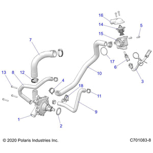 Clip-Omega,Cable/19-24.5Mm Dia by Polaris 7082408 OEM Hardware P7082408 Off Road Express