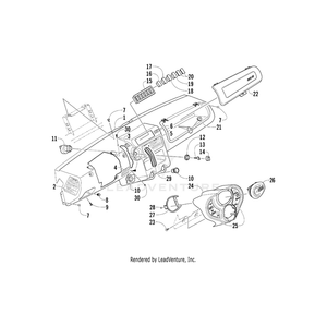 Clip, Retaining By Arctic Cat 1623-795 OEM Hardware 1623-795 Off Road Express