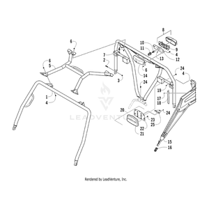 Clip, Side Net By Arctic Cat 2416-793 OEM Hardware 2416-793 Off Road Express