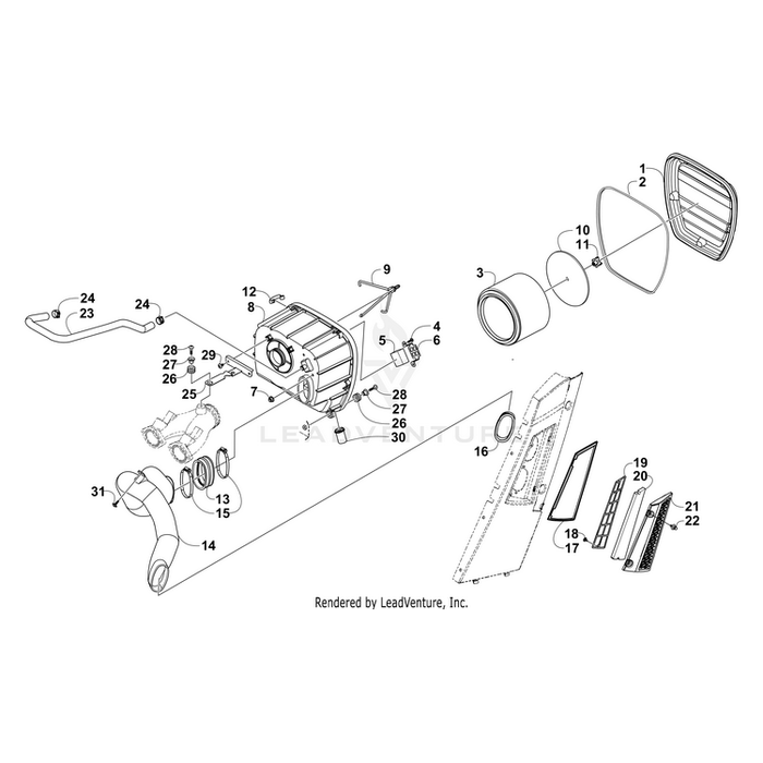 Clip,Spring By Arctic Cat