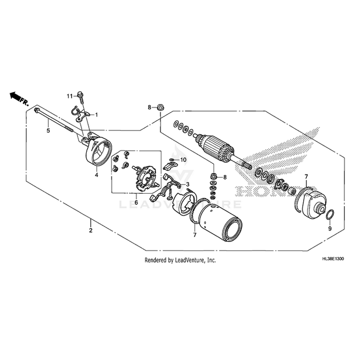 Clip, Water Hose by Honda