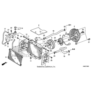 Clip, Wire Harness (25Mm) by Honda 90683-SA0-003 OEM Hardware 90683-SA0-003 Off Road Express Peach St