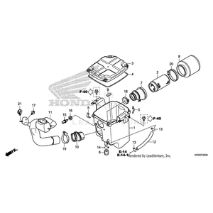 Clip, Wire Harness (Black) by Honda 91558-SD5-003 OEM Hardware 91558-SD5-003 Off Road Express Peach St