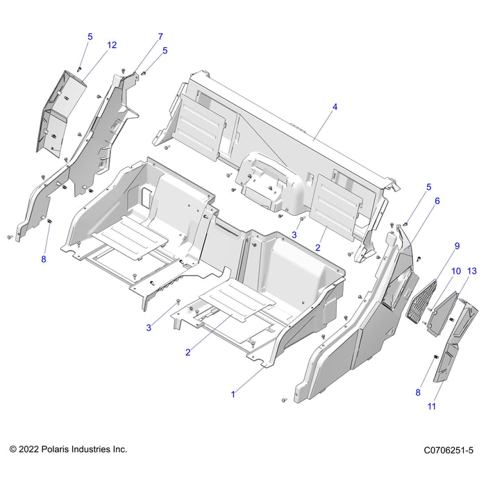 Closeoff Panel, Rear, Lower, Gl by Polaris