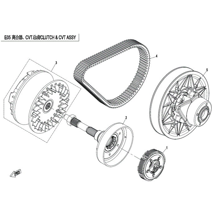 Clutch Assy Wet by CF Moto