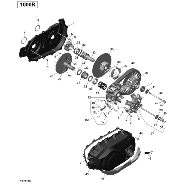 Clutch Bolt Repair Kit by Can-Am