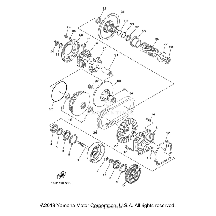 Clutch Carrier Assembly by Yamaha