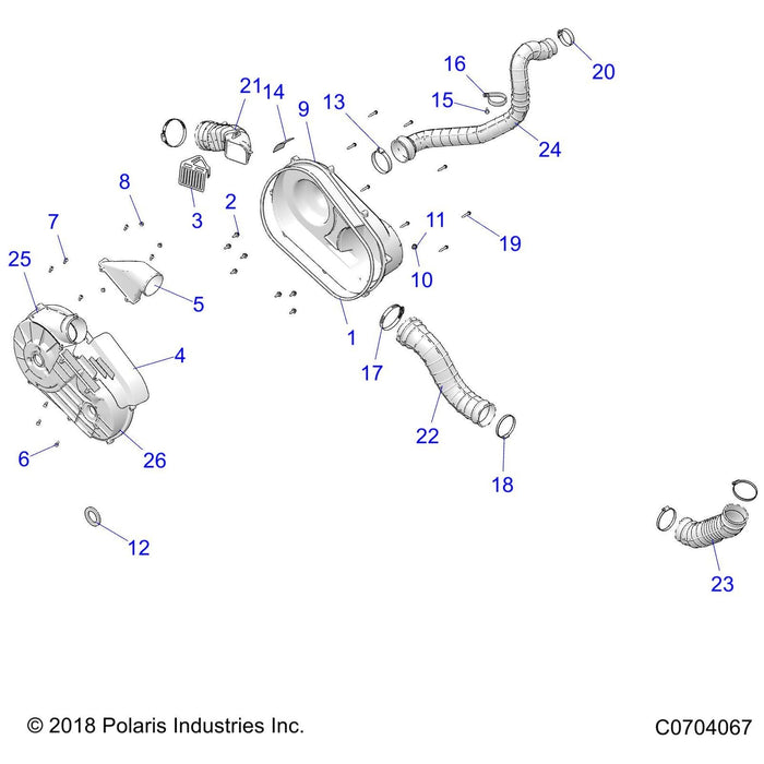 Clutch Cover Kit by Polaris