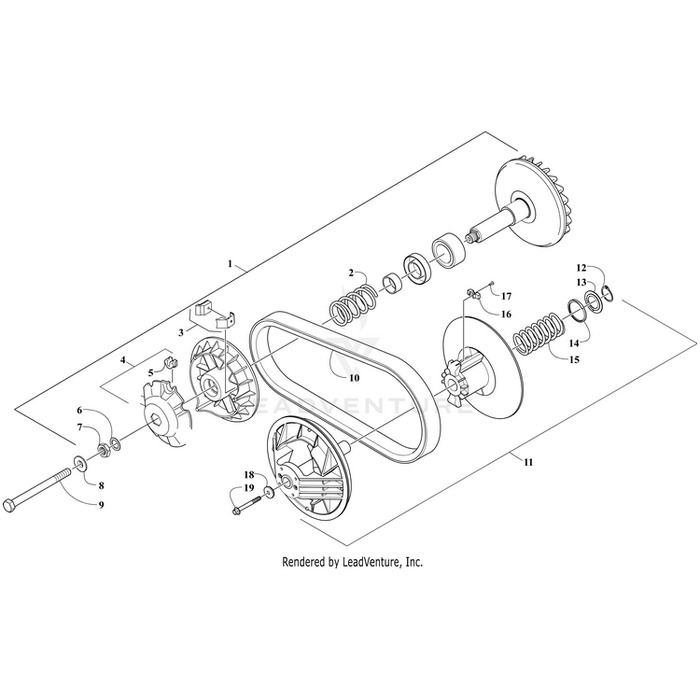 Clutch, Drive - Assembly By Arctic Cat