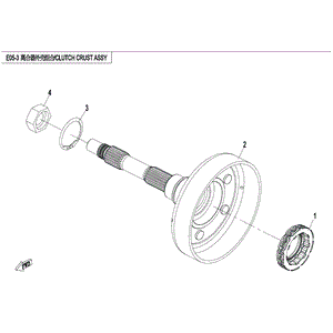 Clutch Housing by CF Moto 0800-053100-0001 OEM Hardware 0800-053100-0001 Northstar Polaris