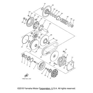 Clutch Housing Comp by Yamaha 99999-04069-00 OEM Hardware 99999-04069-00 Off Road Express