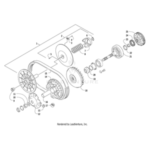 Clutch, One Way Asm By Arctic Cat 0823-018 OEM Hardware 0823-018 Off Road Express