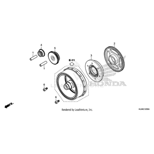 Clutch Outer, Starting by Honda 28125-HL4-003 OEM Hardware 28125-HL4-003 Off Road Express Peach St