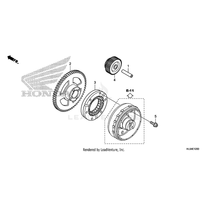 Clutch Outer, Starting by Honda