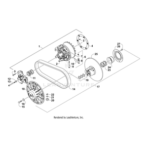 Clutch, Secondary Boss Lw-Assy By Arctic Cat 0823-375 OEM Hardware 0823-375 Off Road Express