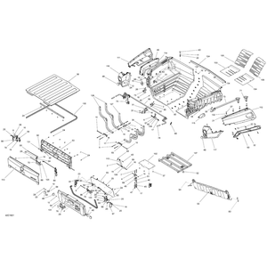 Cognac Outside Top Pannel by Can-Am 708301694 OEM Hardware 708301694 Off Road Express