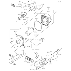 Collar,6.5X10X5.6 by Kawasaki 92152-0445 OEM Hardware 92152-0445 Off Road Express Peach St