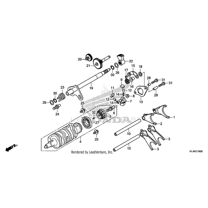 Collar, Drum Stopper Side by Honda