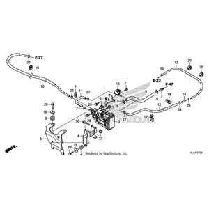 Collar, Front Fender (Black) by Honda 61104-428-730 OEM Hardware 61104-428-730 Off Road Express Drop Ship