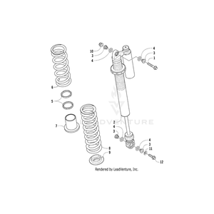 Collar, Locking - Adjuster Nut By Arctic Cat 0404-275 OEM Hardware 0404-275 Off Road Express