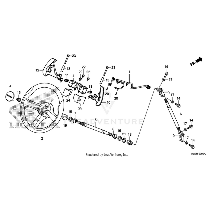 Collar, Paddle Pivot by Honda