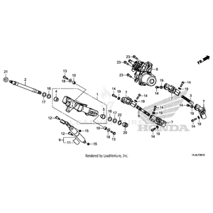 Column Sub-Assembly, Steering by Honda 53255-HL6-A40 OEM Hardware 53255-HL6-A40 Off Road Express Peach St