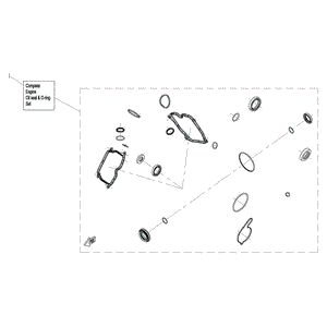 Complete Oil Seal & O-Ring Set Engine by CF Moto 0800-0000A2 OEM Hardware 0800-0000A2 Northstar Polaris