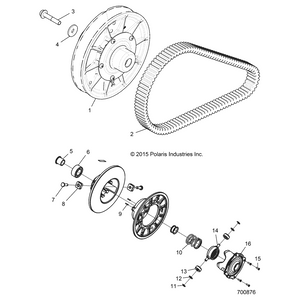 Compression Spring 140-220# by Polaris 7044507 OEM Hardware P7044507 Off Road Express