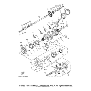 Connecting Rod Assembly by Yamaha 2HC-11650-00-00 OEM Hardware 2HC-11650-00-00 Off Road Express