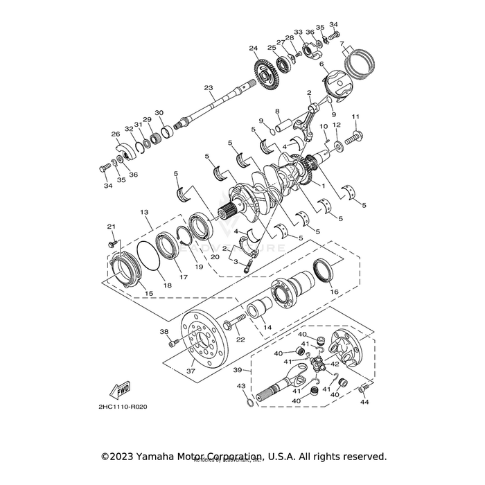 Connecting Rod Assembly by Yamaha