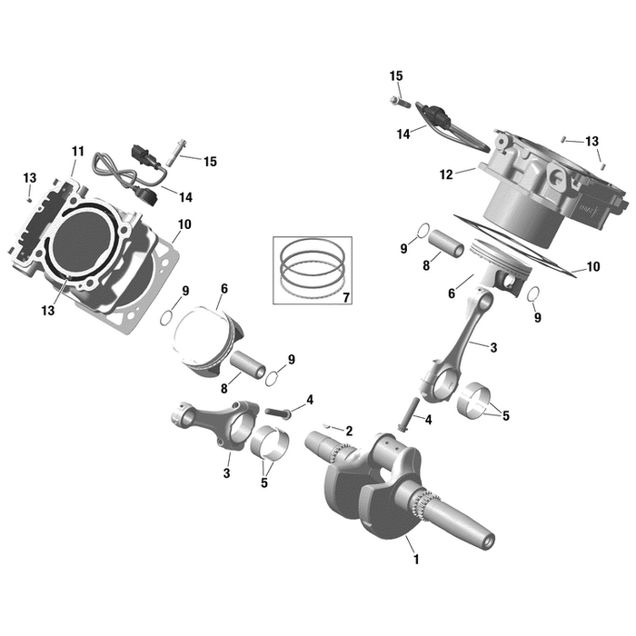 Connecting Rod Assy by Can-Am