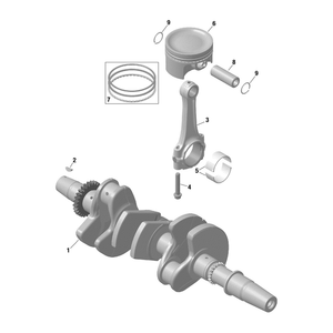 Connecting rod Screw M7 X 1 by Can-Am 420641794 OEM Hardware 420641794 Off Road Express Peach St