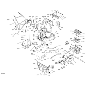 Console Assy by Can-Am 715004118 OEM Hardware 715004118 Off Road Express