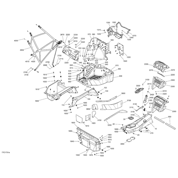 Console Assy by Can-Am