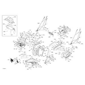 Console Assy by Can-Am 715005502 OEM Hardware 715005502 Off Road Express Peach St