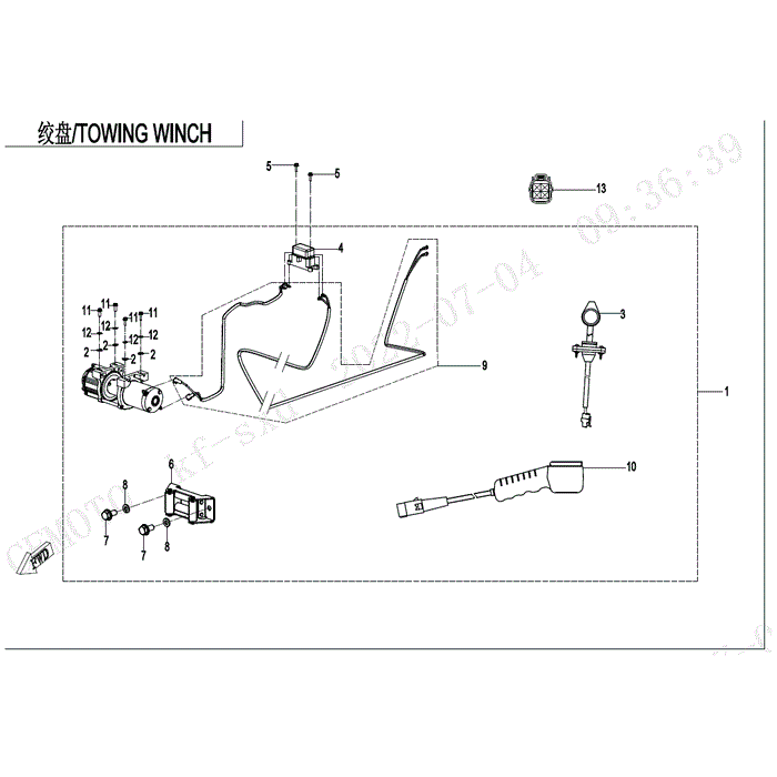 Control Relay Winch by CF Moto