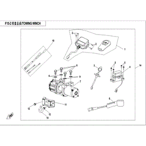 Control Relay Winch by CF Moto 7030-150720 OEM Hardware 7030-150720 Northstar Polaris