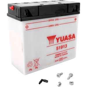 Conventional Battery 12 V By Yuasa YUAM2219A Conventional Acid Battery 51913 Parts Unlimited Drop Ship