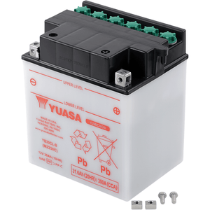 Conventional Battery 12 V By Yuasa YUAM2230C Conventional Acid Battery YB30CL-B Parts Unlimited Drop Ship