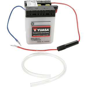 Conventional Battery 6 V By Yuasa YUAM2644A Conventional Acid Battery Y6N4-2A-4 Parts Unlimited