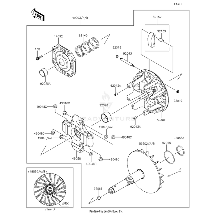 Converter-Drive,B Mark,White by Kawasaki