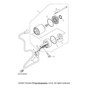 Cord, Starter Motor by Yamaha 2HC-81815-00-00 OEM Hardware 2HC-81815-00-00 Off Road Express