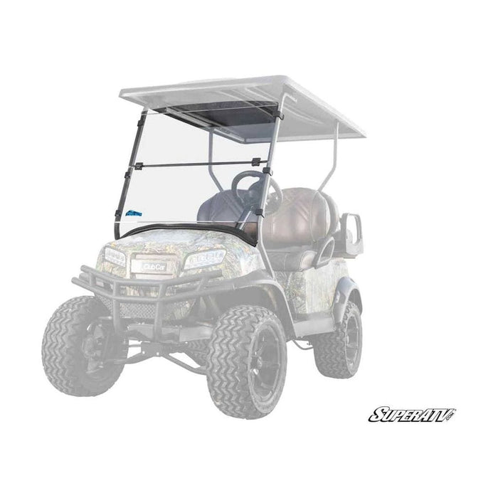 Corsa Blue Club Car Onward Scratch-Resistant Flip Down Windshield by SuperATV